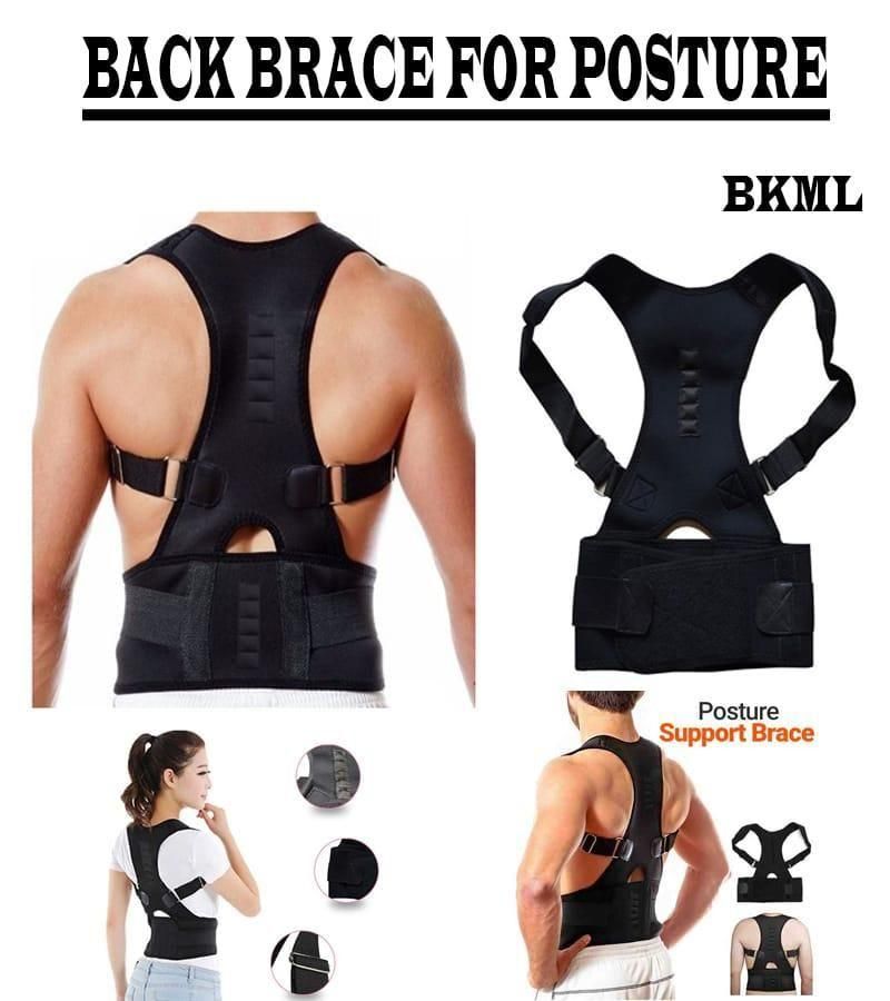 Premium Adjustable Back Brace Posture Corrector & Abdomen Support Pain Relief Belt