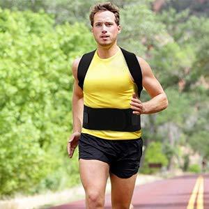 Premium Adjustable Back Brace Posture Corrector & Abdomen Support Pain Relief Belt