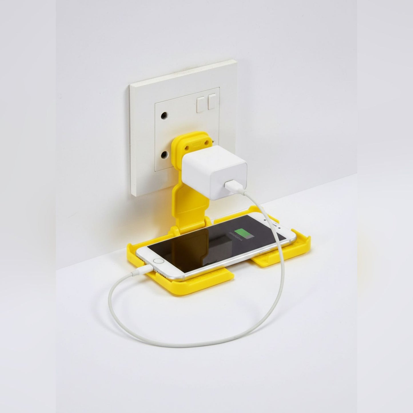 Phone Holder with Adaptor – Safe & Convenient Charging Stand